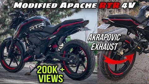 Modified Apache RTR 160 4v | Loud Exhaust