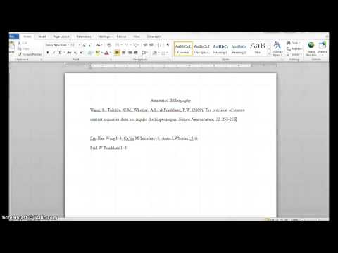 Apa annotated bibliography purdue owl