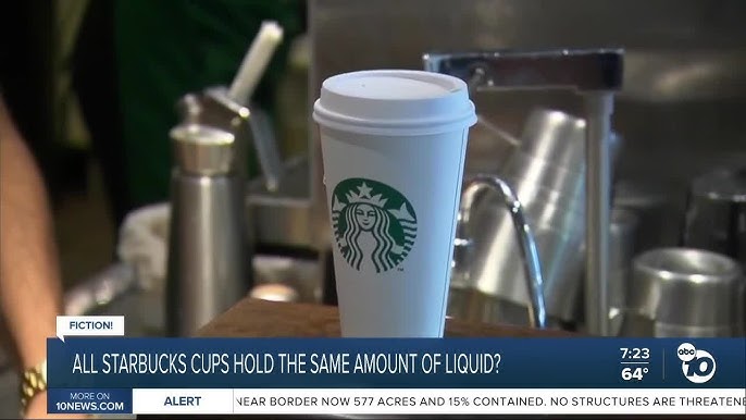 Verify  Do all Starbucks hot cup sizes hold the same amount of liquid? 