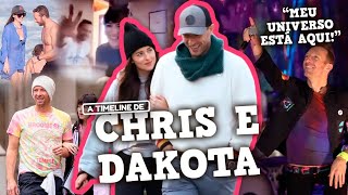 CHRIS MARTIN E DAKOTA JOHNSON: A TIMELINE DO CASAL 50 TONS DE AMOR