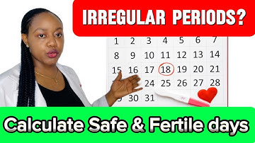 How to Calculate Safe days, Fertile days & Ovulation day for Irregular Menstrual Cycle / Periods.