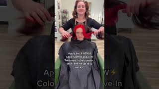 How Does @abigial_haircare Fight Color Fade on a Red Money Piece Hairstyle | Aveda