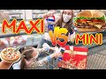 24 ЧАСА СКУПАЕМ только ГИГАНТСКИЕ VS мини Продукты. Лика VS Милана MAXI VS mini CHALLENGE