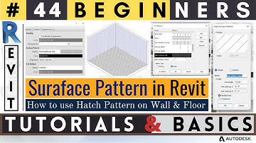 #44 Beginners / Surface Pattern in Revit / in Hindi / Hatch Pattern / Revit Tutorials & Basics