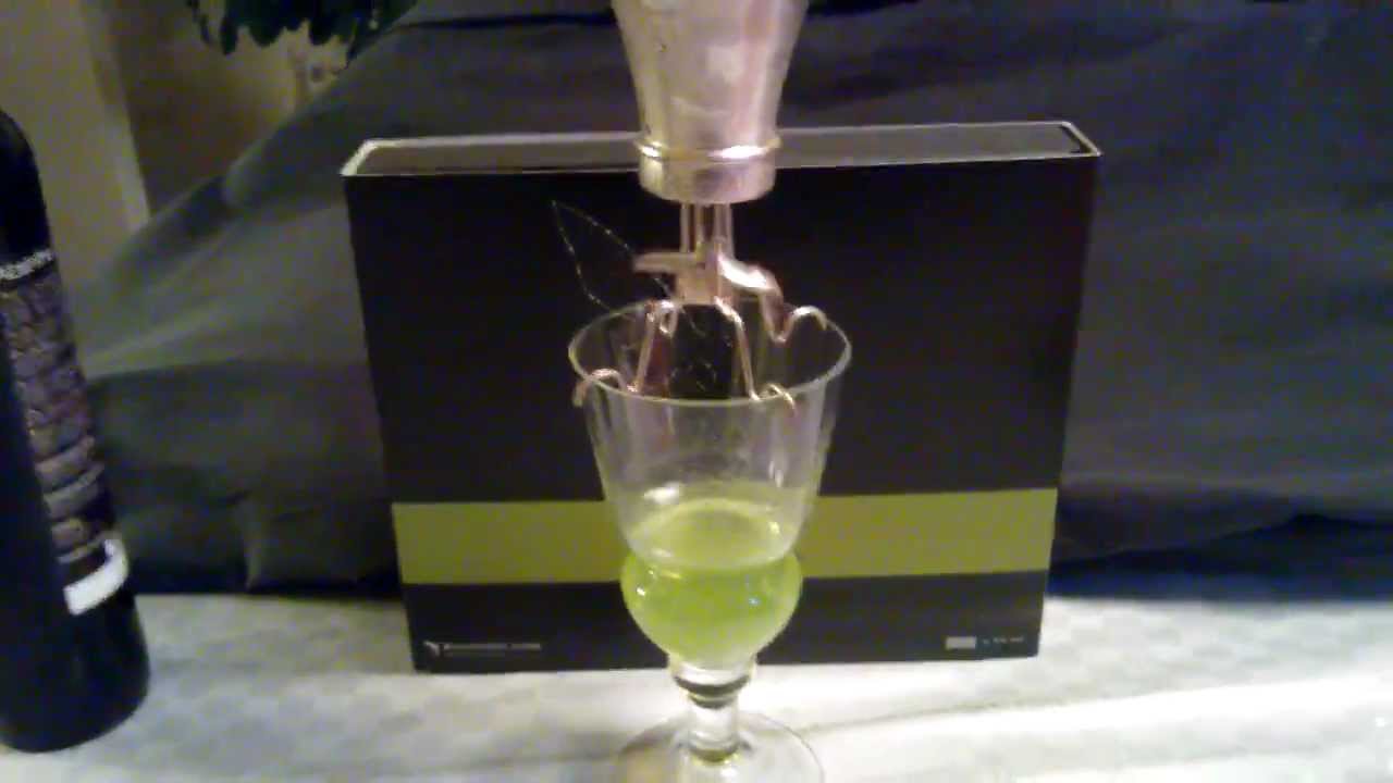 Creating the louche by using a Absinthe Dripper SeeSaw.mp4 YouTube
