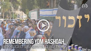 Remembering Yom HaShoah with Holocaust Survivors in the ICEJ Haifa Home