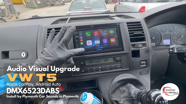 VW T5 Car Stereo Upgrade Budget-Friendly Wireless CarPlay Android Auto KENWOOD DMX6523DABS #vw #vwt5