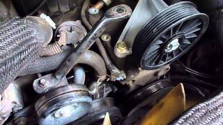 Air Conditioner Bypass Pulley Installation  GMC Safari & Chevy Astro Vans 11 3 12