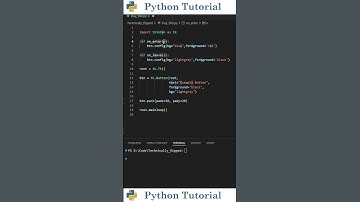 Change Button Color on Hover in Tkinter | Python Tutorial