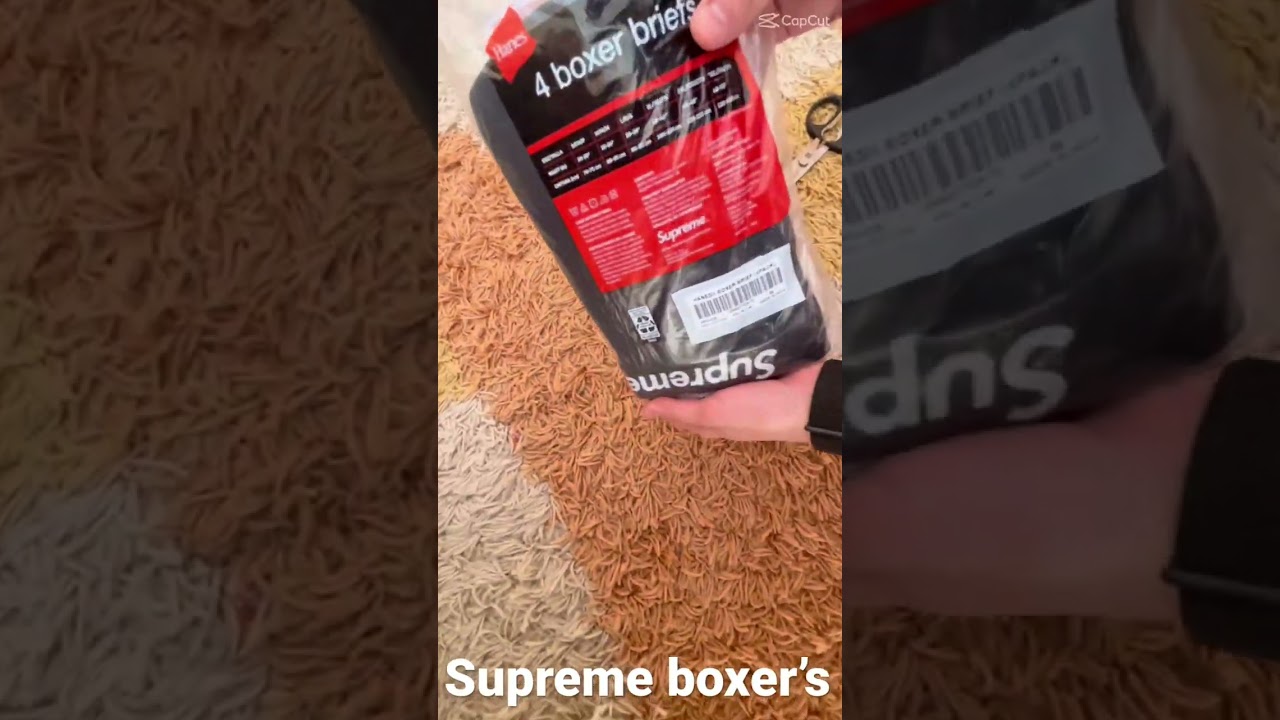 Supreme boxer’s unboxing