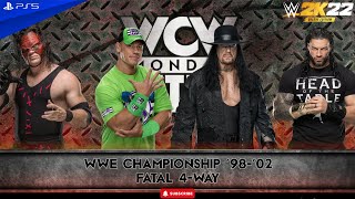 Fatal 4 Way WWE Championship  WWE 2K22