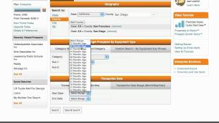 How To Use The Equipment Search