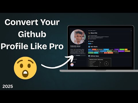 GitHub Profile Customize Like a Pro | Make Your Profile Stand Out in 2025!
