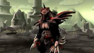 Spore creature- Demonic Dragon