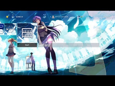 Tricolour Lovestory Dynamic Free PS4 Theme JAPAN 