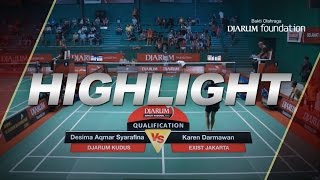 Desima Aqmar Syarafina Djarum Kudus Vs Karen Darmawan Exist Jakarta