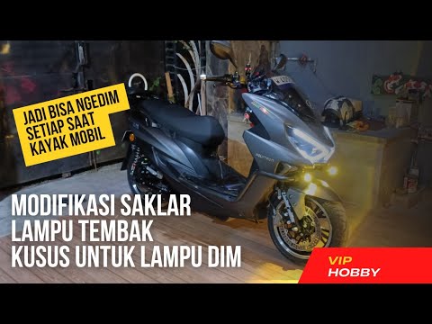 Modifikasi Lampu Tembak Polytron Fox R Tambah Saklar Lampu Dim - YouTube