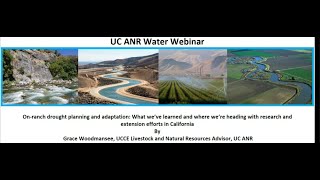 On-ranch drought planning and adaptation