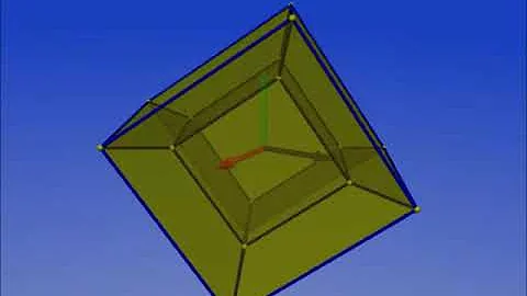 Unwrapping a Tesseract 4-D Cube (aka Hypercube)