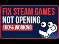 [FIXED] STEAM GAMES NOT LAUNCHING 2024 | Fix Game Not Launching From Steam