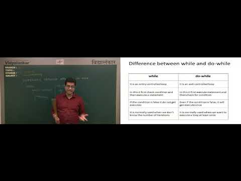 Difference between while and do-while