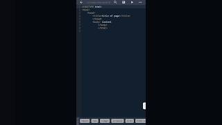 ##This video explains how to use the Trebedit App to write code.#html5