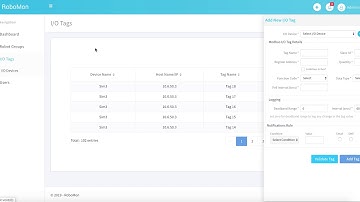 RoboMon Version 3.0 - I/O tag support