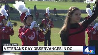 DMV marks Veterans Day with parade, memorials | NBC4 Washington