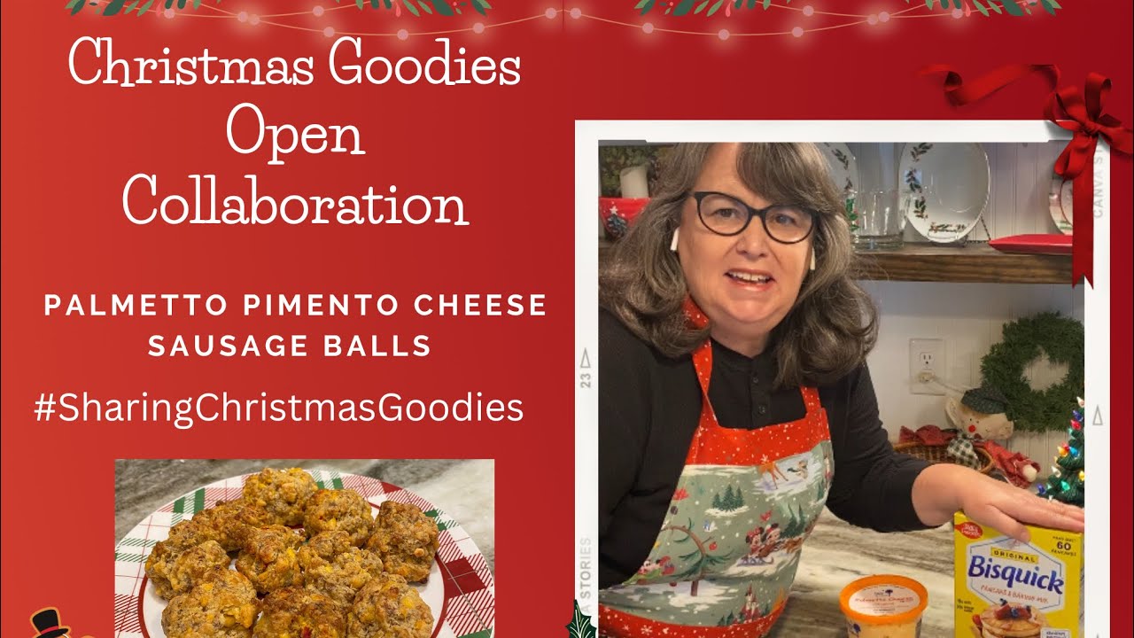 Palmetto Pimento Cheese Sausage Balls sharingchristmasgoodies YouTube