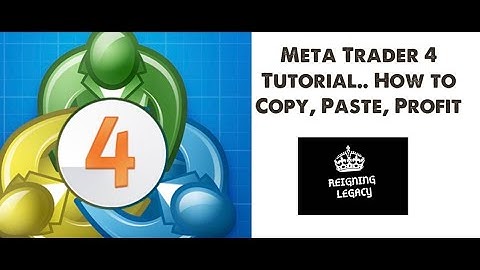 Meta Trader 4 Tutorial (How to Copy, Paste, Profit Trade Alerts)