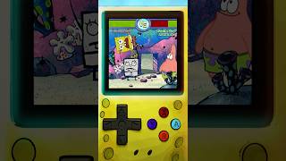 spongebob patrick battle doodlebob video game w health bars