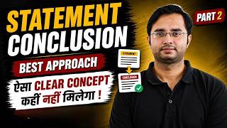 Statement Conclusion Part-02😱 | 10 Sec में पूरा Concept समझो! By Rahul Sir