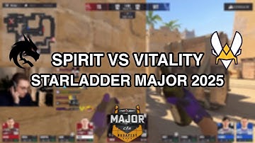 Ohnepixel | SPIRIT vs VITALITY | STARLADDER BUDAPEST MAJOR 2025 | SEMI-FINALS | FULL VOD