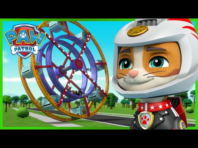 Moto Pups and Wild Cat stop an out of control Ferris Wheel! - PAW Patrol Episode Cartoons for Kids class=