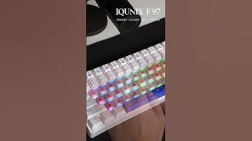 (ASMR) IQUNIX F97 Typing Sound #shorts
