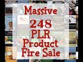 Massive 248 Product PLR Fire Sale From Alice Seba - $4800 worth of PLR, For LESS than 1%!!!