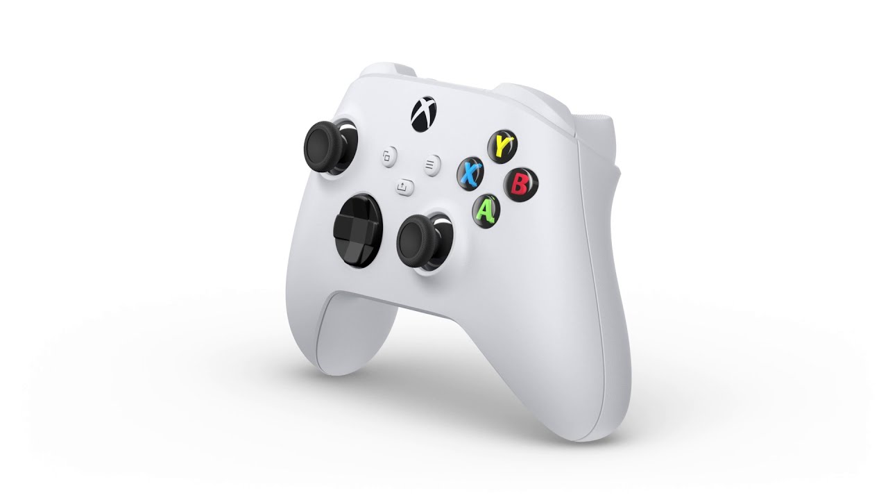 Controle sem fio Xbox Robot White, Series X, S, One e PC, QAS