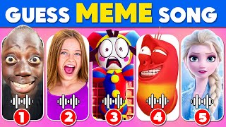 Guess The Meme by SONG🎤 The Amazing Digital Circus, Gegagedigedagedago, Poppy Playtime, Panda, Tenge