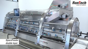 SpaceFeeder - double layer / Pharma / Infeed System / Zuführsystem / RonTech