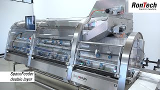 SpaceFeeder - double layer / Pharma / Infeed System / Zuführsystem / RonTech