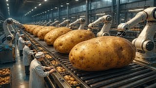 Inside a Pringles Production Line: From Raw Potatoes to Stacked Potato Crisps (Full Process)