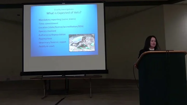 The Veterinarian's Role in Animal Abuse Investigat...