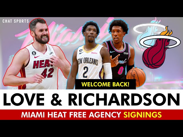 Miami Heat's Bam Ado and Sixers' Josh Richardson exchange