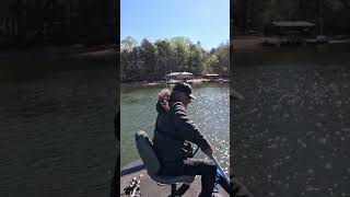 The Thump Never Gets Old! Spotted Bass At Lake Lanier#shorts #bassfishing