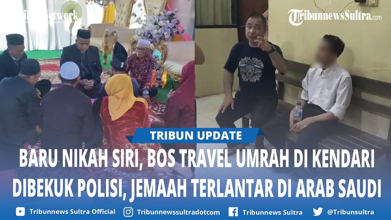Baru Selesai Nikah Siri, Bos Travel Umrah di Kendari Langsung Digelandang Polisi