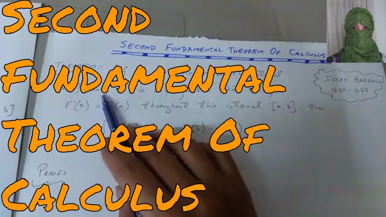 Second fundamental theorem of calculus with example and geometrical ...