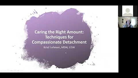 Caring the Right Amount: Techniques for Compassion...