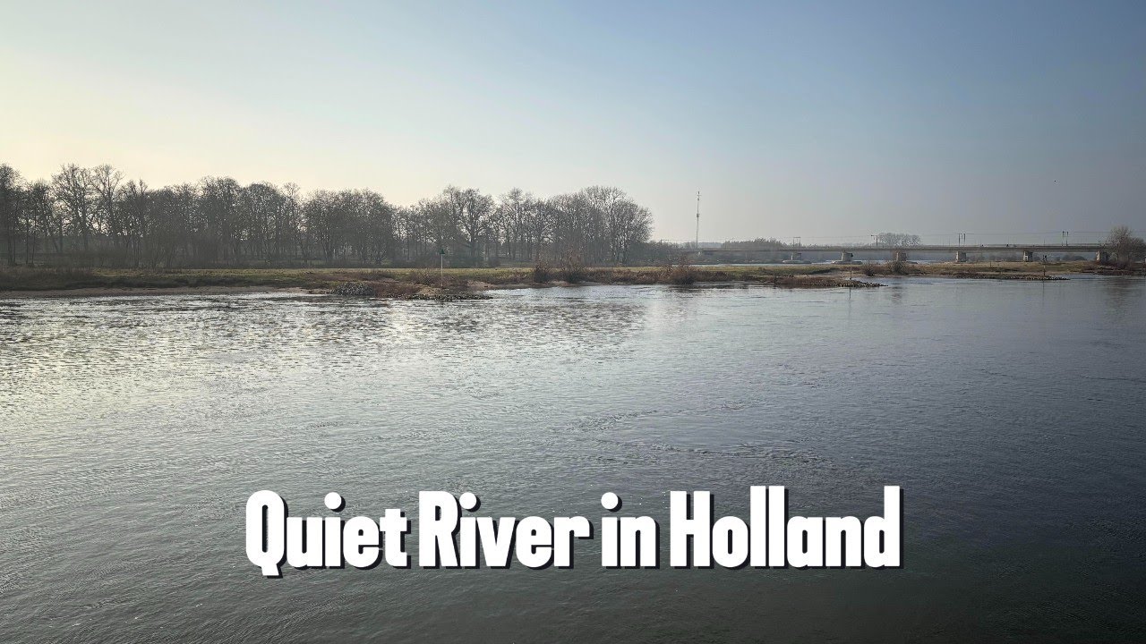 Winter Calm at the IJssel River | Relaxing Static Nature View