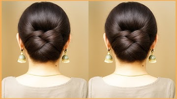Simple Hairstyles For Girls at Home Step by Step _  Perfect Juda HairStyle For Beautiful Look #hair