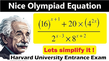 Maths Olympiad | A tricky Maths Olympiad Exponential Equation || harvard university interview tricks